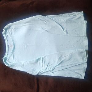 SO Size 16 Girl's Glittery Light Jade (green) Long Sleeve